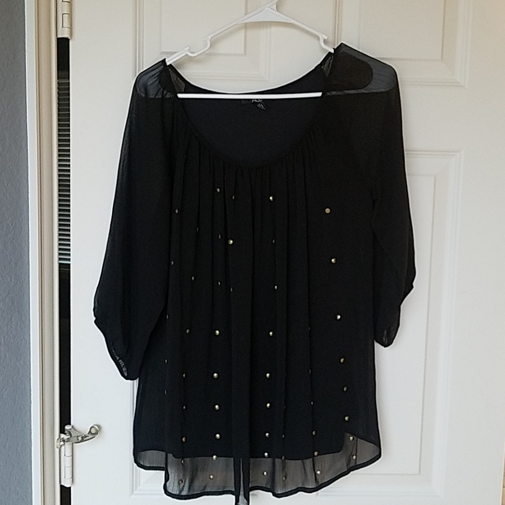 Black AGB blouse